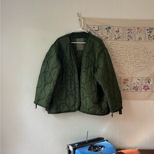 Vintage Military Jacket Liner Field Coat Jacket Liner